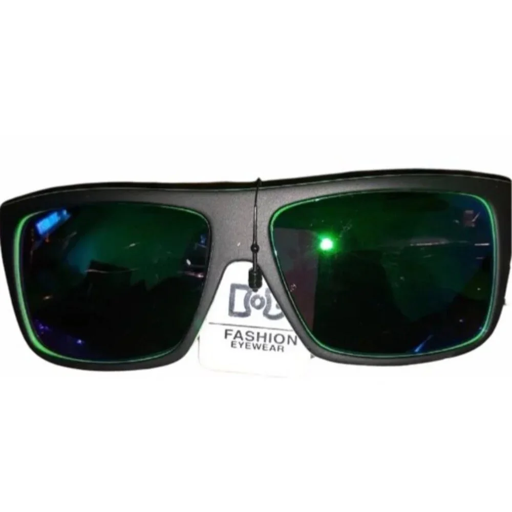 Fashion Sunglasses Womens Oversized Green Black UV400‎ UVA & UVB Protection